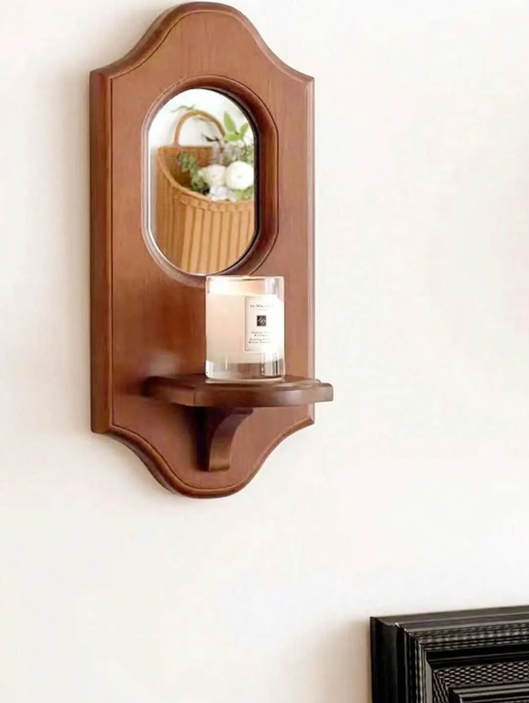 2-Tier Wooden Storage Shelf