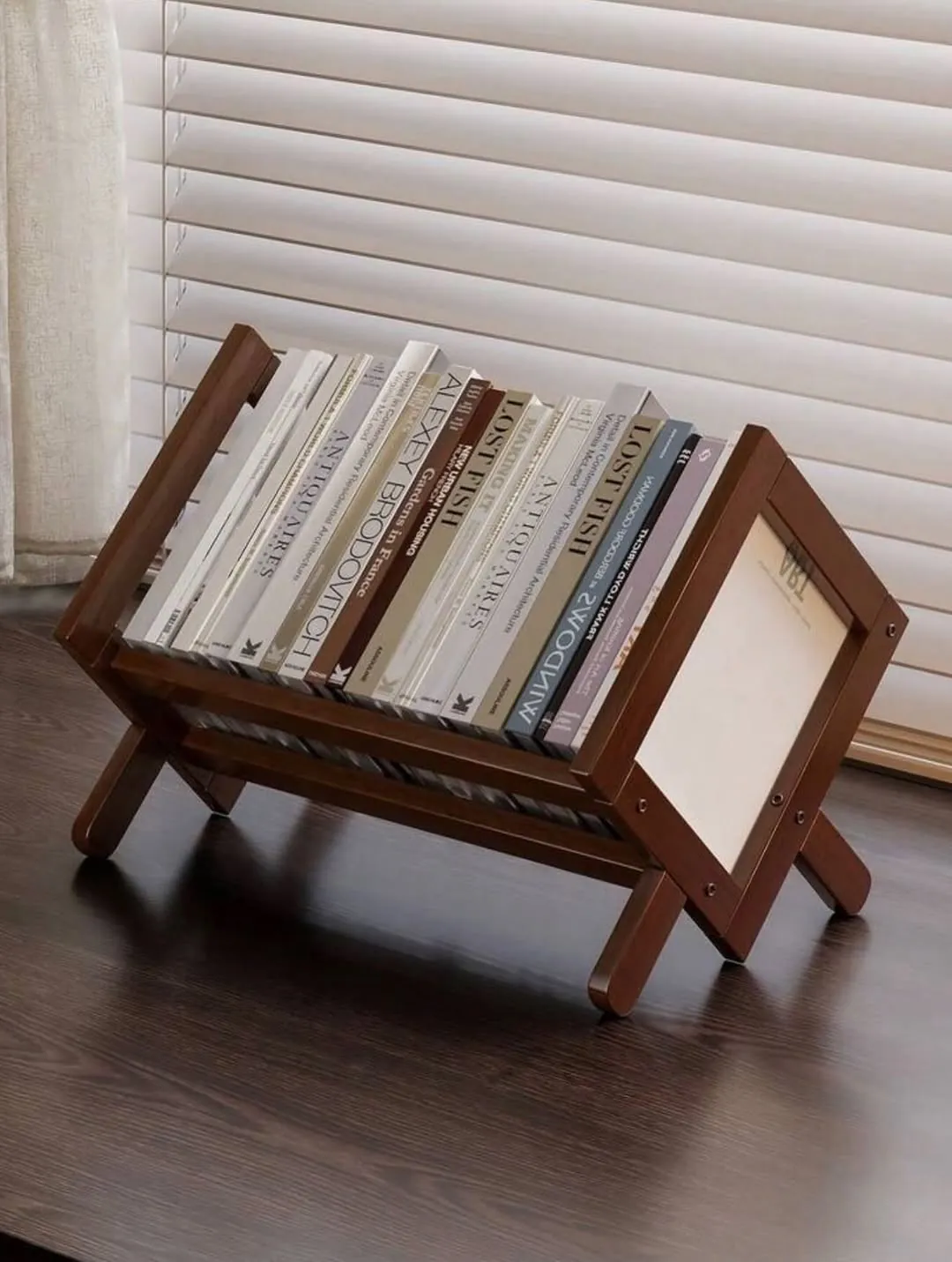 2-Tier Wooden Storage Shelf