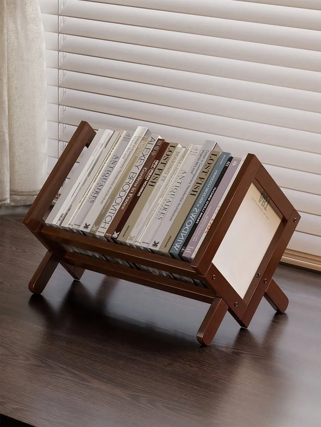 2-Tier Wooden Storage Shelf