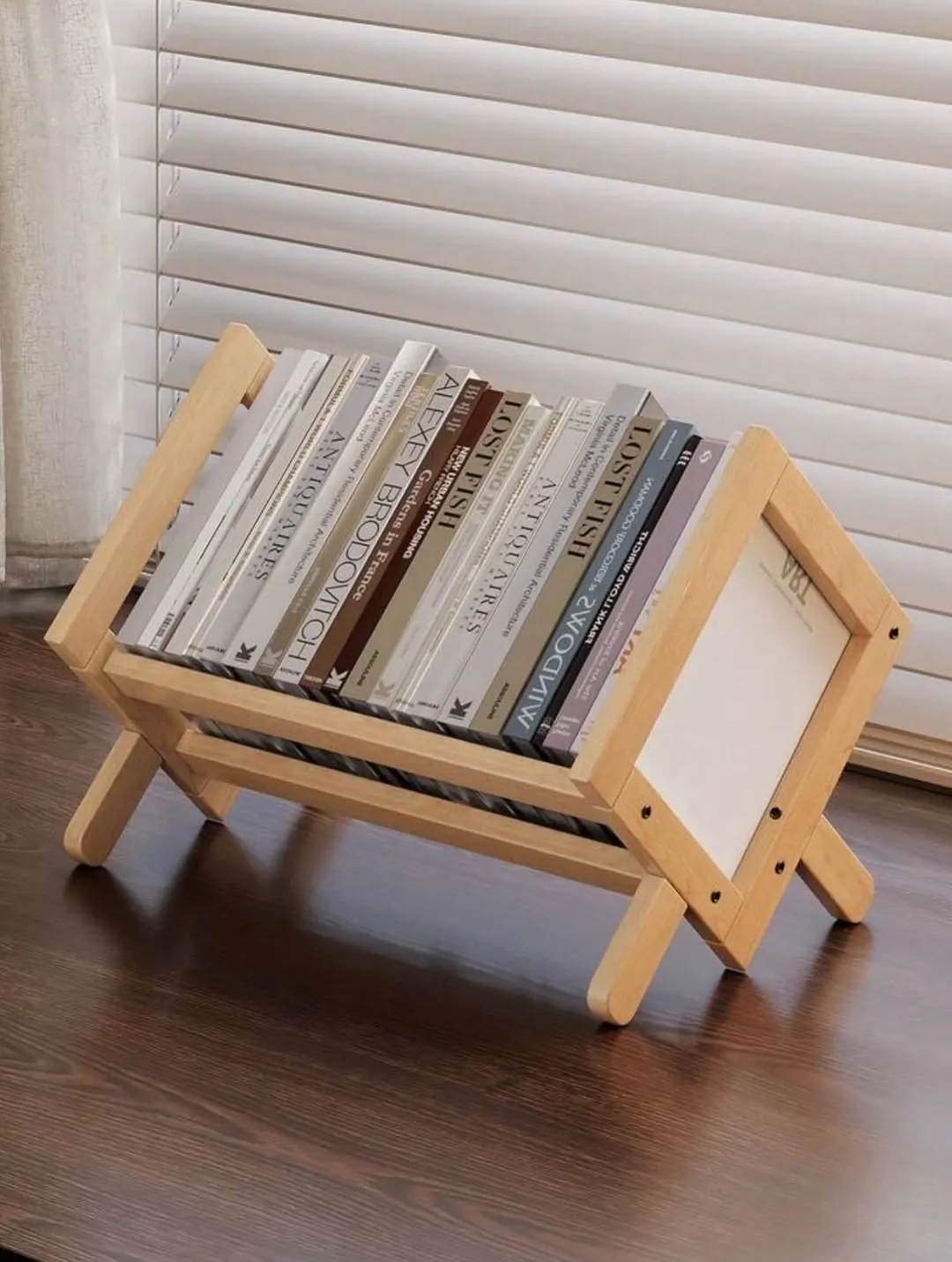 2-Tier Wooden Storage Shelf