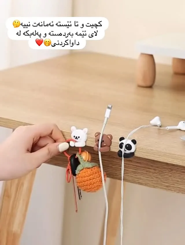 Cute Animal Cable Organizer Holder