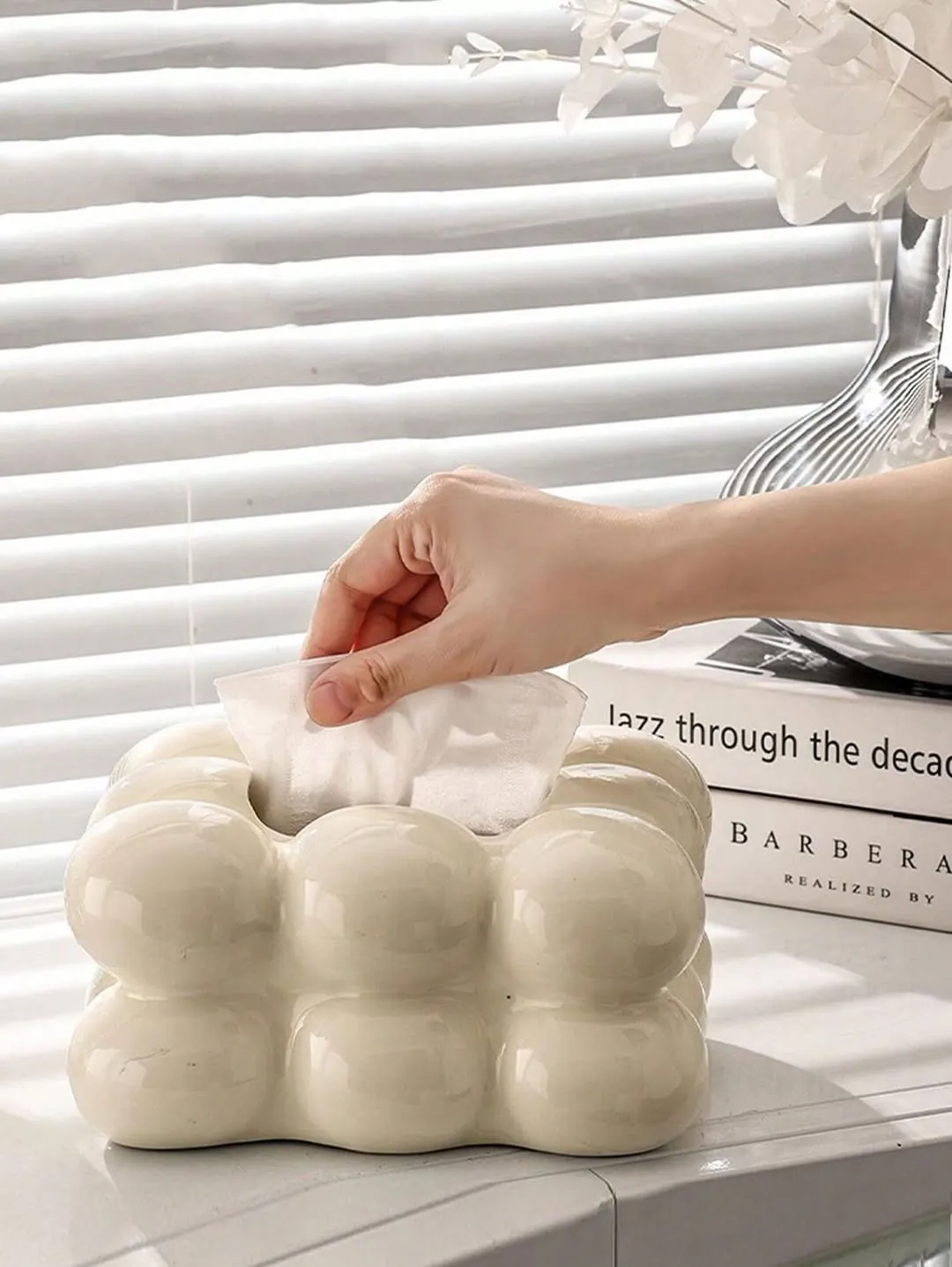 Bubble Tissue Box Holder