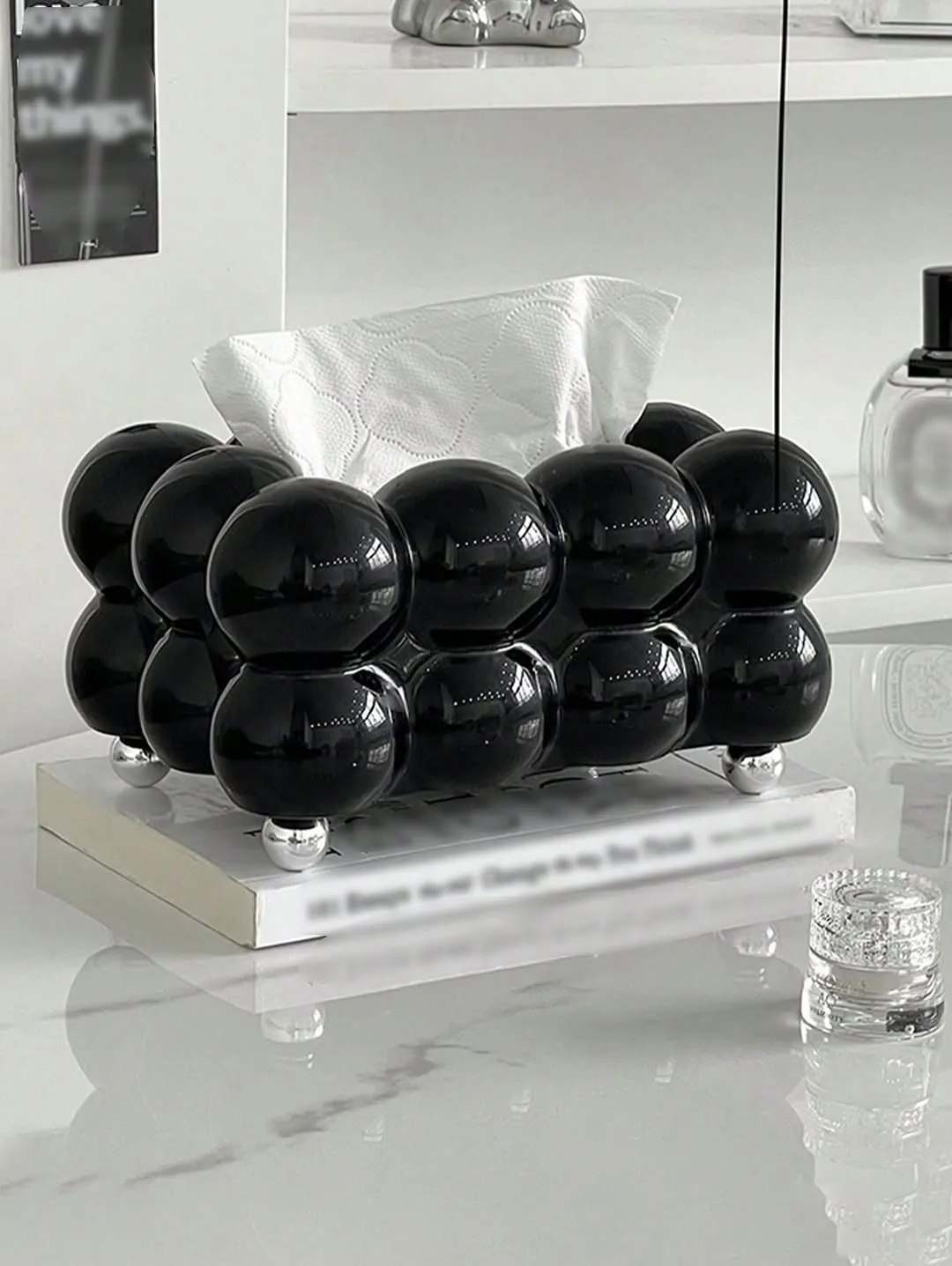 Bubble Tissue Box Holder