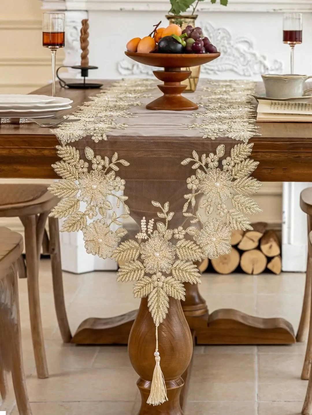 Golden Crowned Lion Statue Home Decor