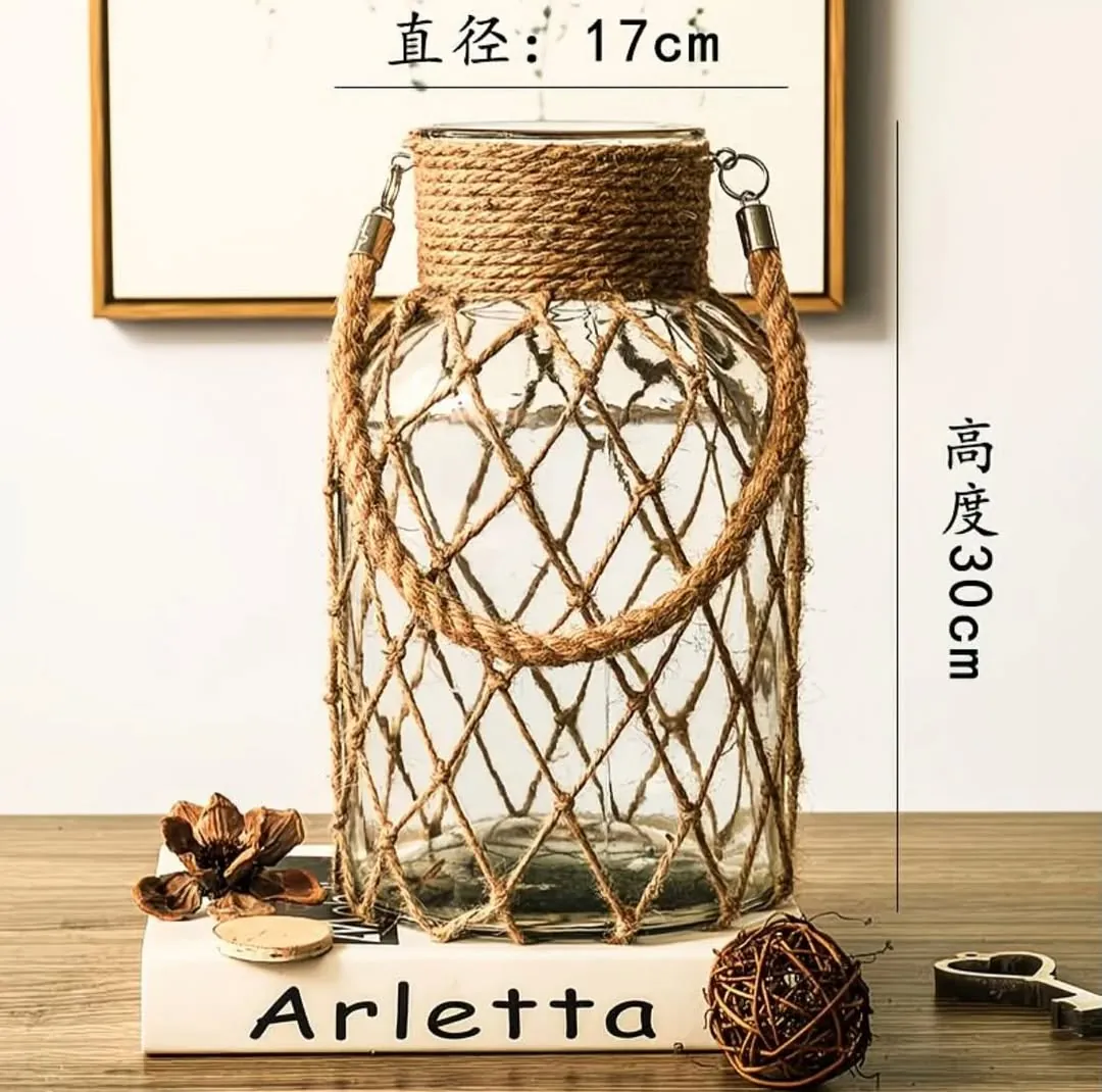 Wicker Basket with Artificial Pink Flowers
