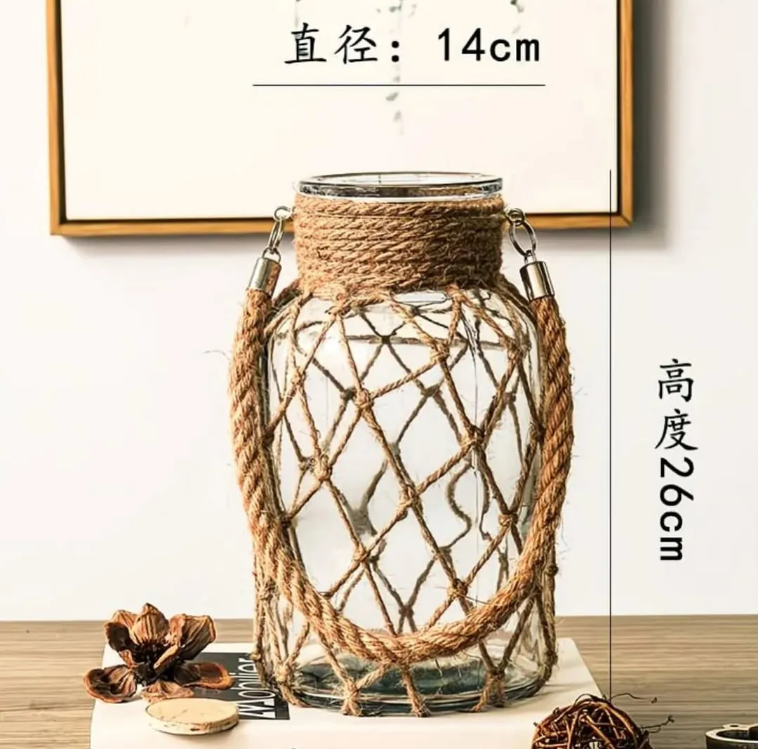 Wicker Basket with Artificial Pink Flowers