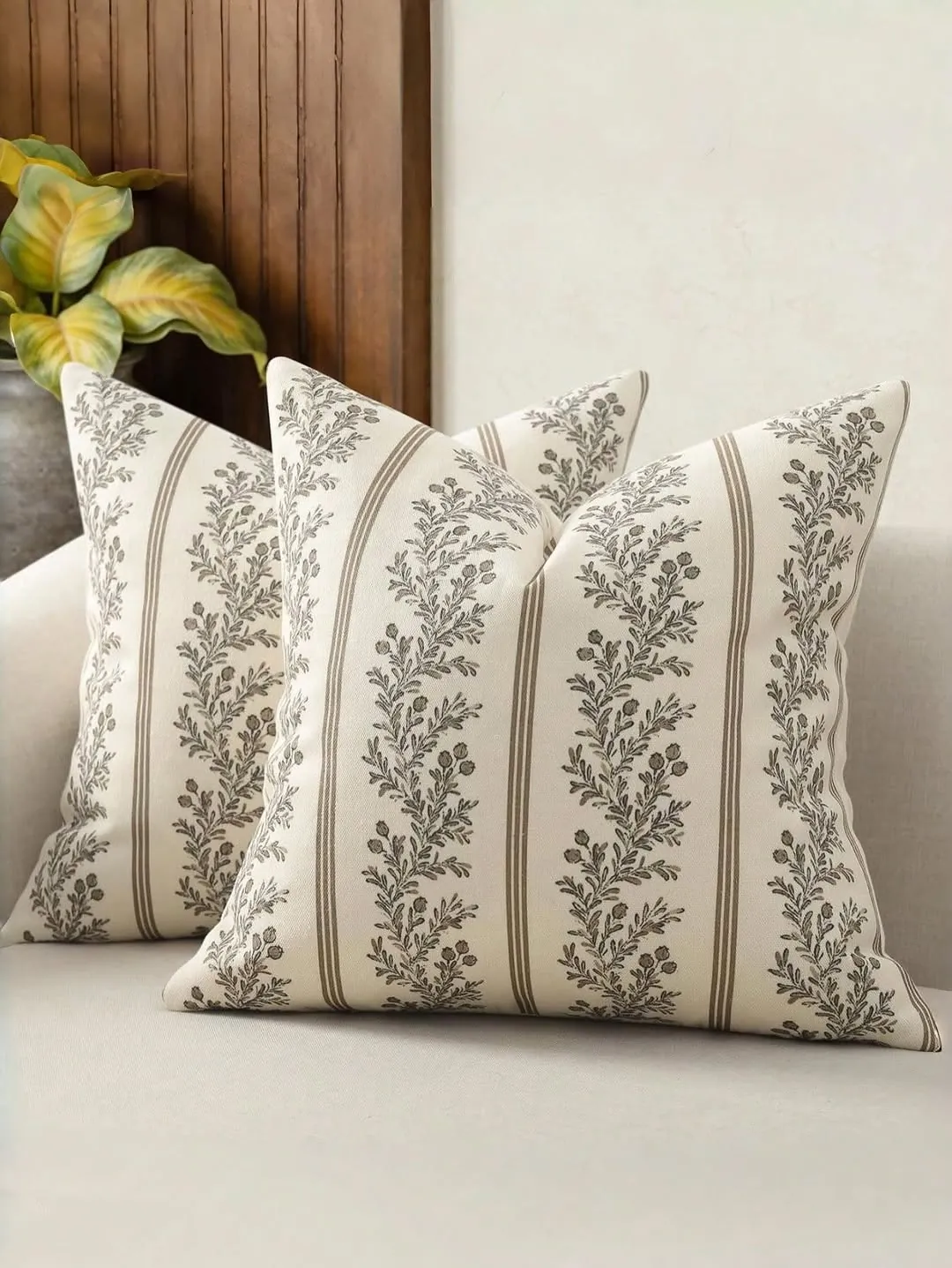 Set of 3 Woven Storage Baskets with Fabric Liner