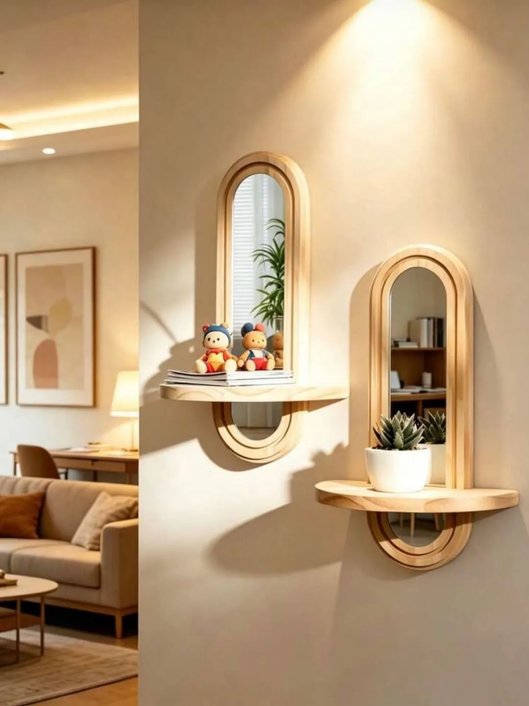 Modern U-Shaped Wall Hanging Vase