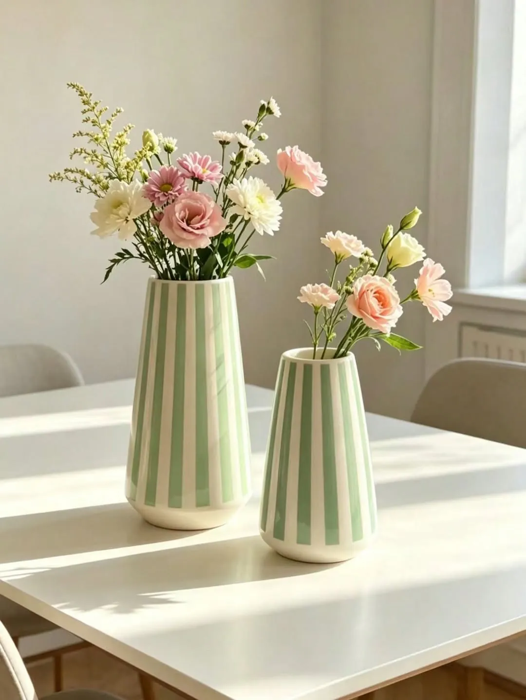Yellow Textured Vase