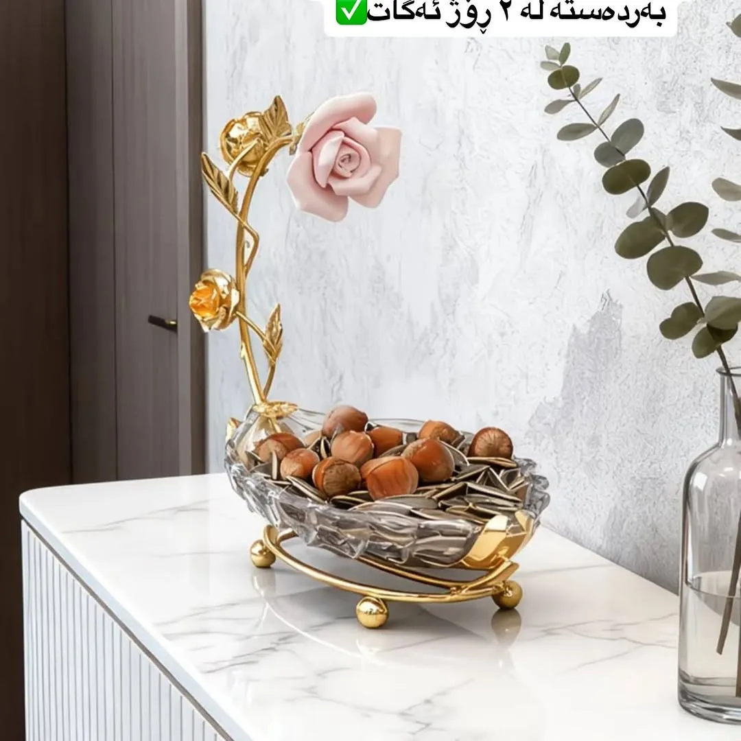 African Woman Decorative Fruit Bowl