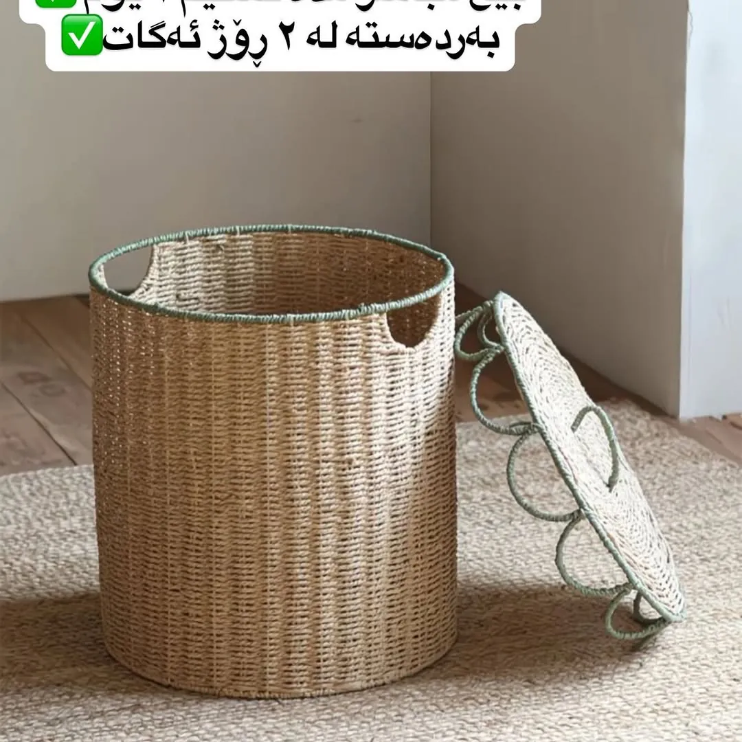 Woven Rattan Storage Baskets Set