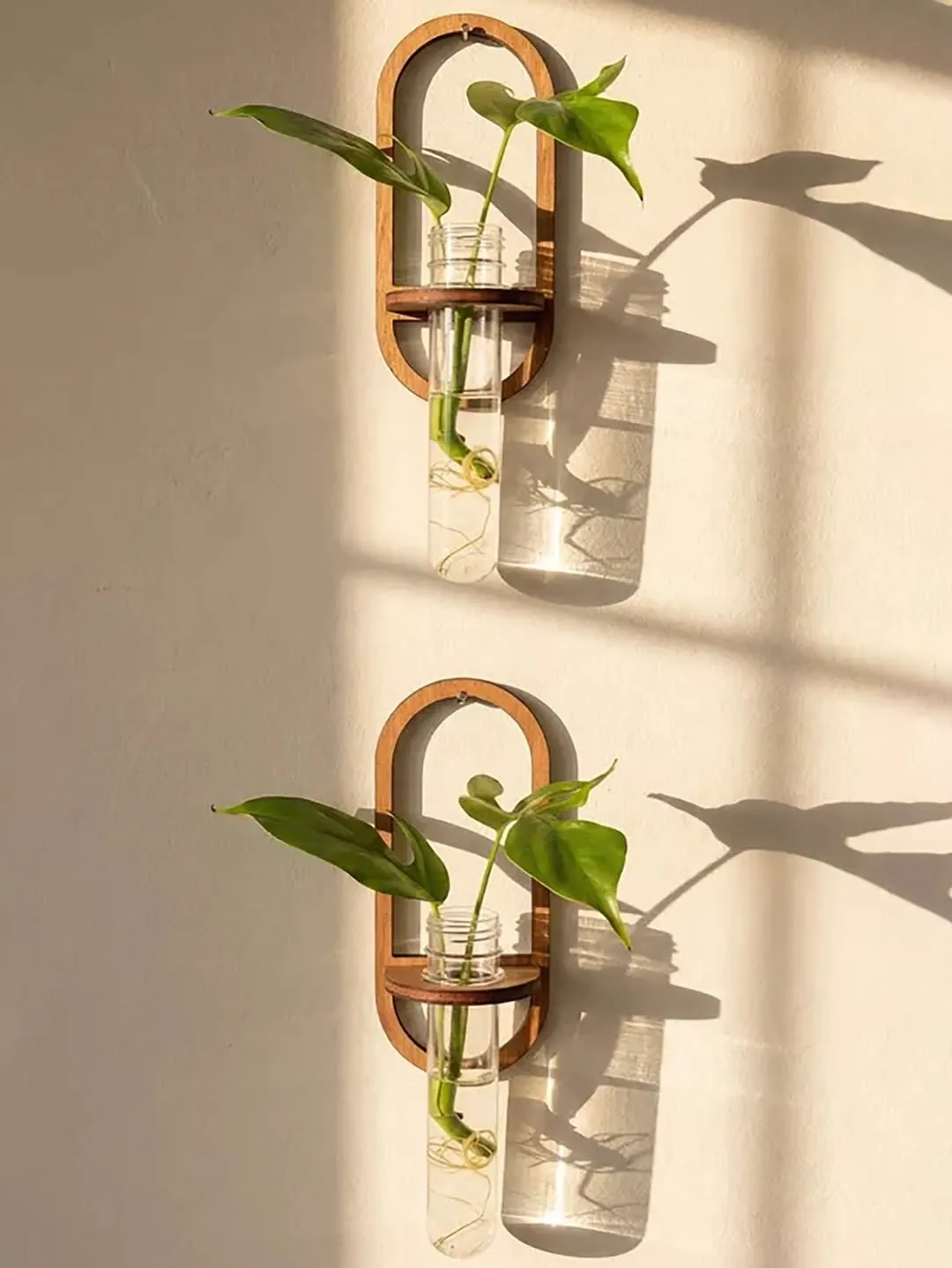 Wooden Flower Wall Decor Set