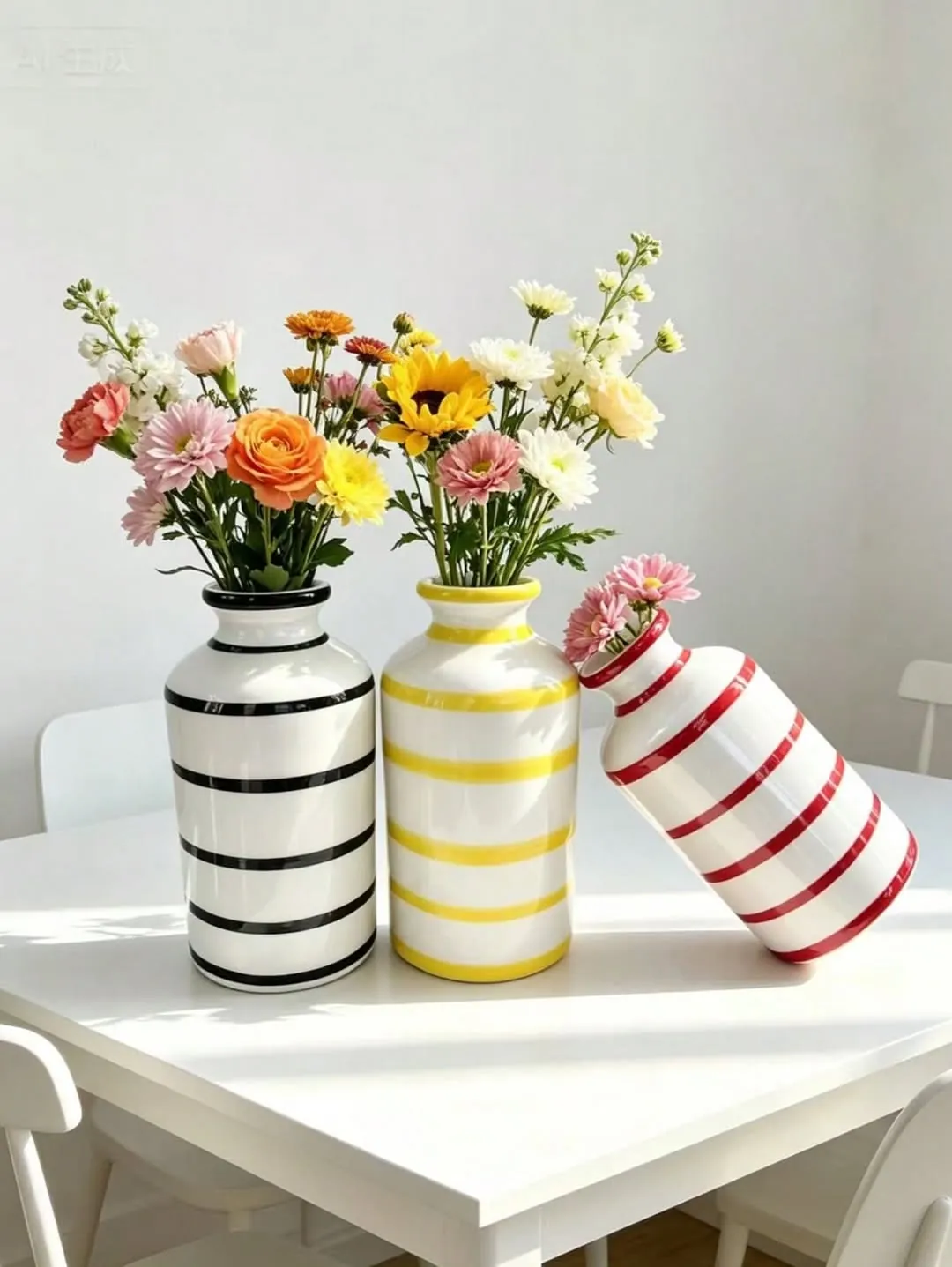 Decorative Ceramic Vegetable and Fruit Vases