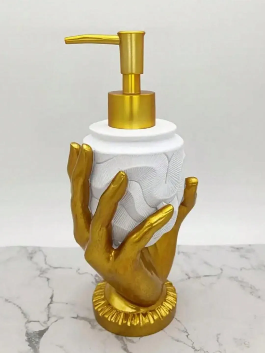 Marble Finish Bathroom Accessory Set