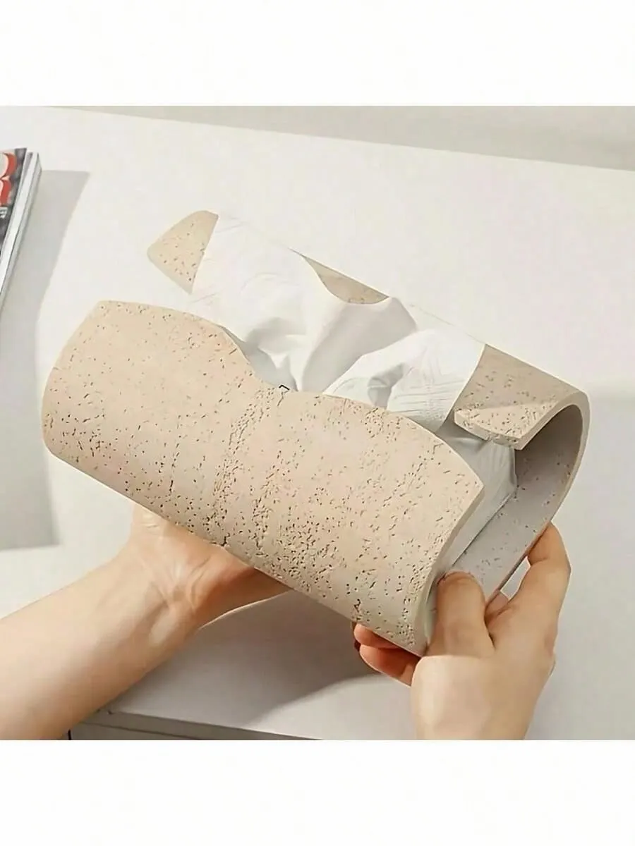 Speckled Tissue Box Holder
