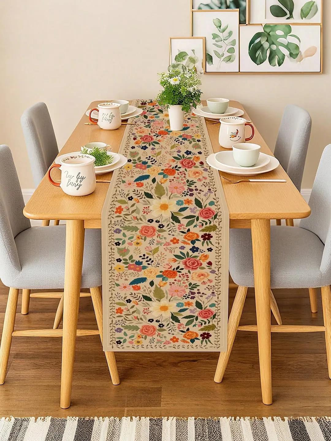 Floral Table Runner