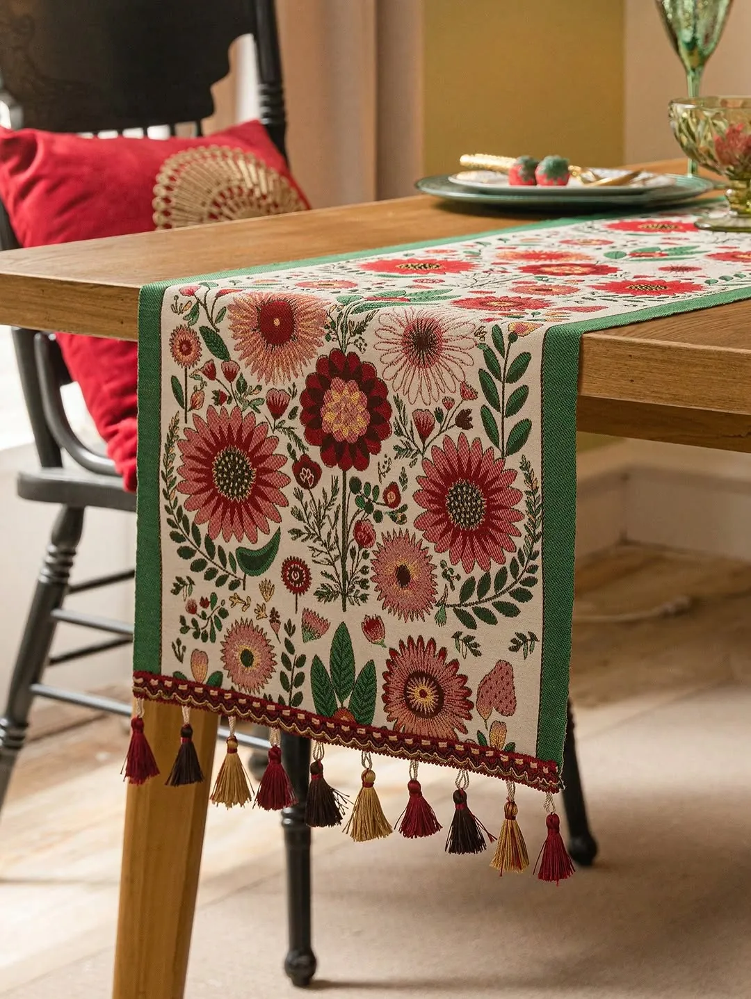 Floral Table Runner