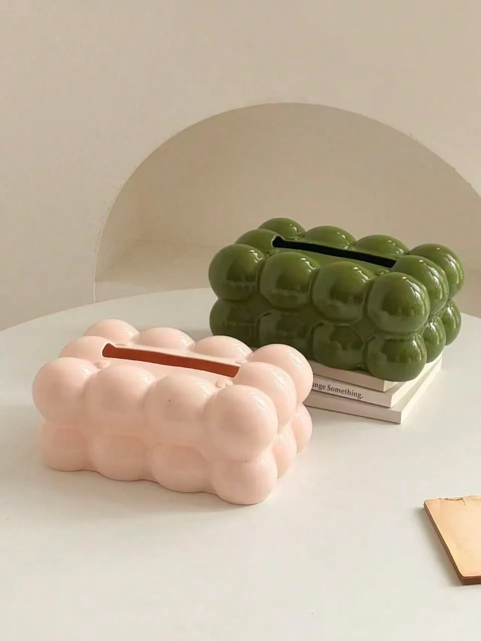 Bubble Tissue Box Cover