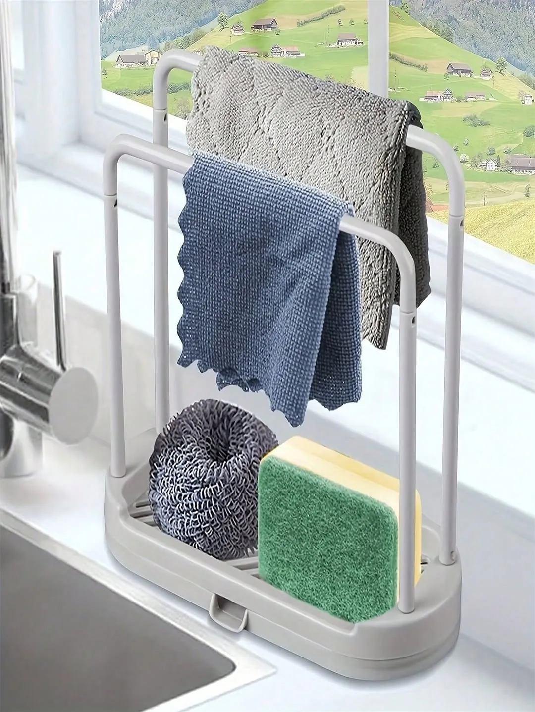 Purple Microfiber Flat Mop Pads Refill Set