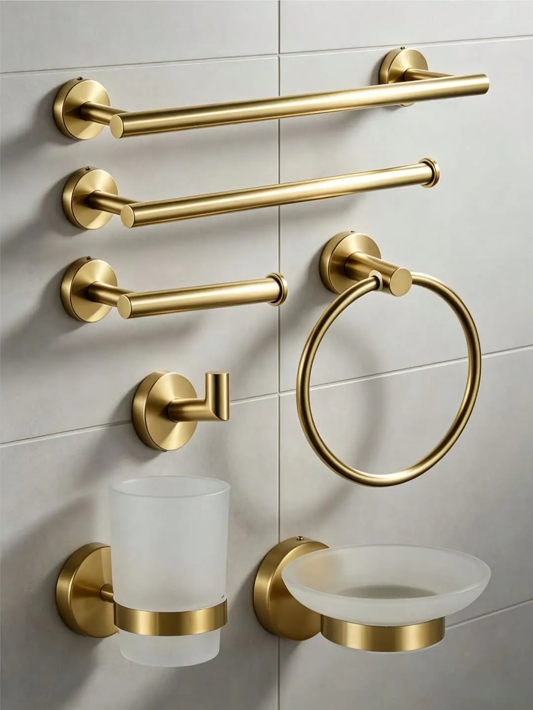 Wall-Mounted Wooden Toilet Paper Holder with Shelves
