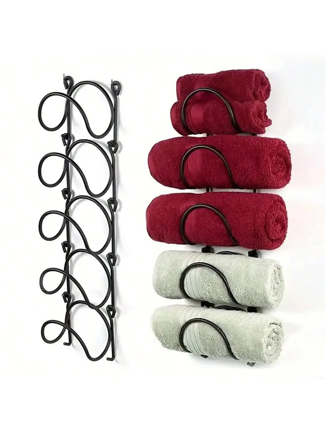 Wall-Mounted Toilet Paper Holder with Shelf