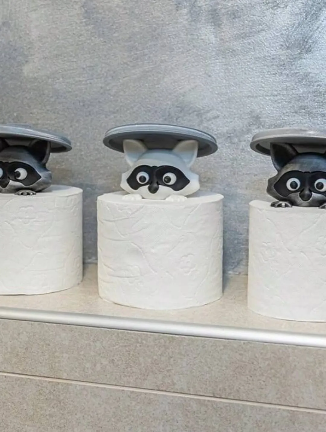 Wall-Mounted Toilet Paper Holder with Shelf