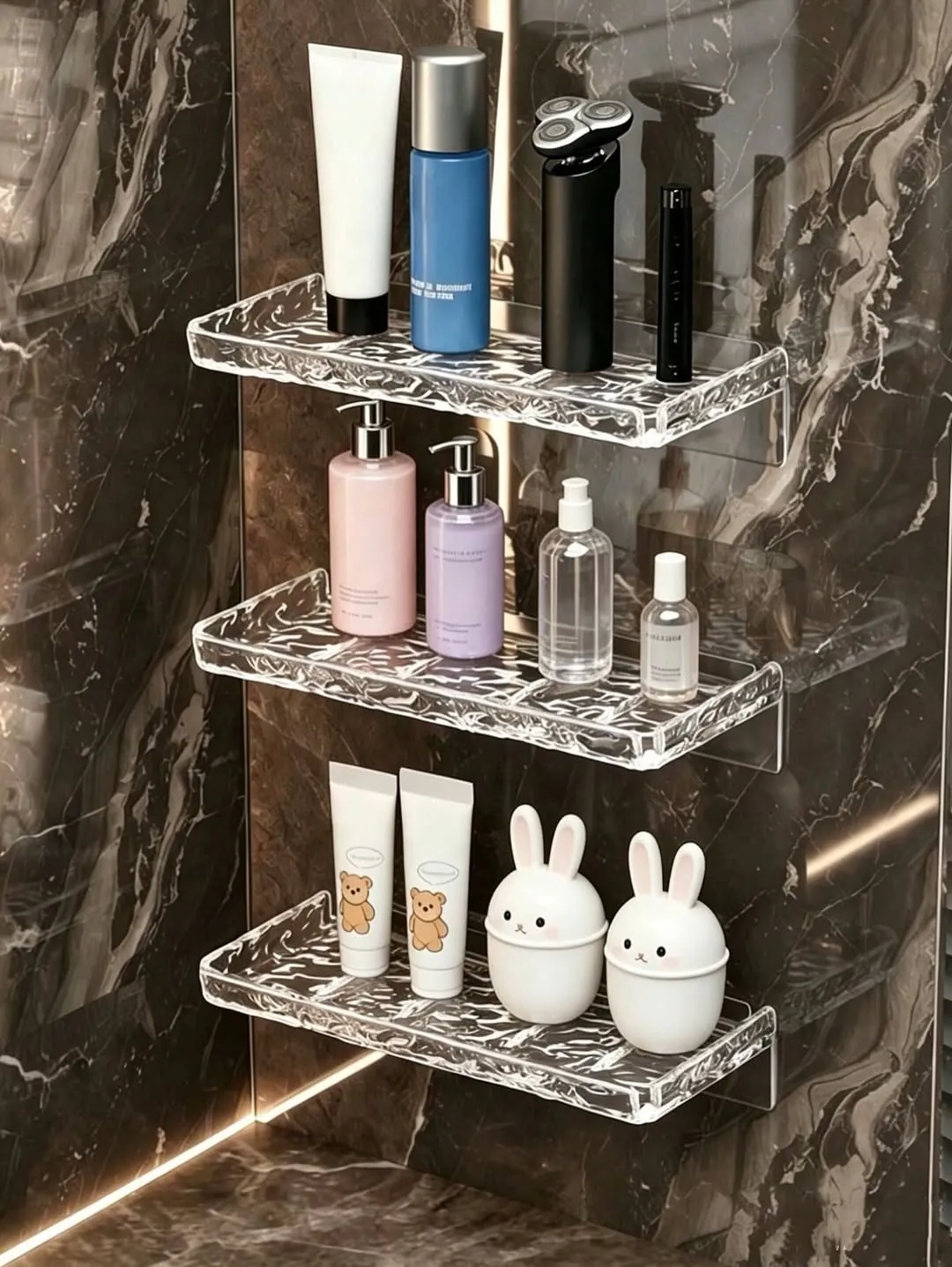 Wall-Mounted Storage Organizer with Drawers