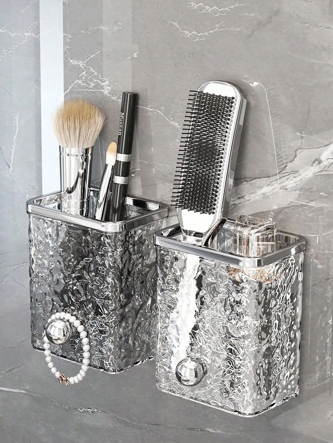 Wall-Mounted Storage Organizer with Drawers