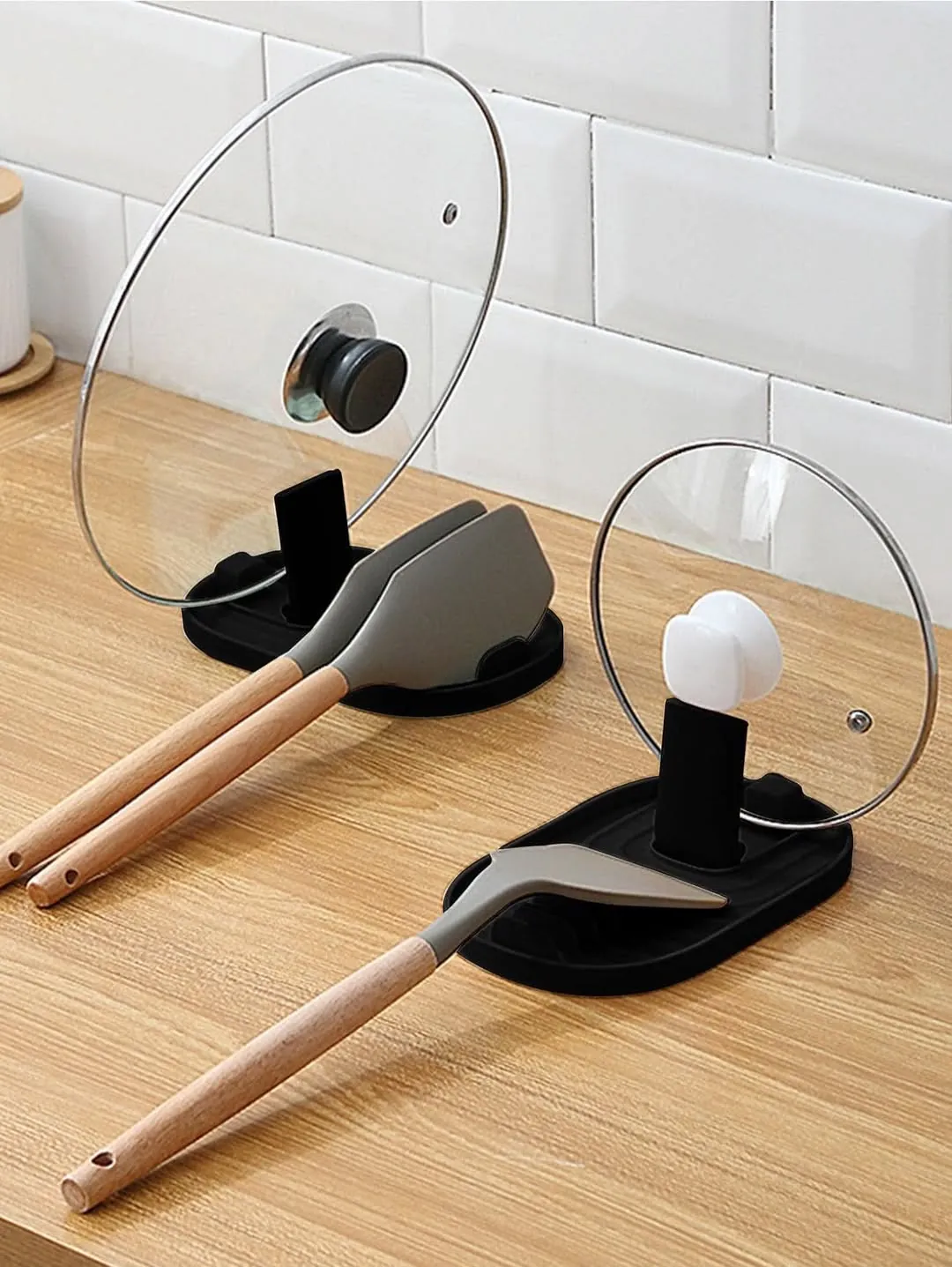 Black Metal Kitchen Sink Sponge Holder Caddy