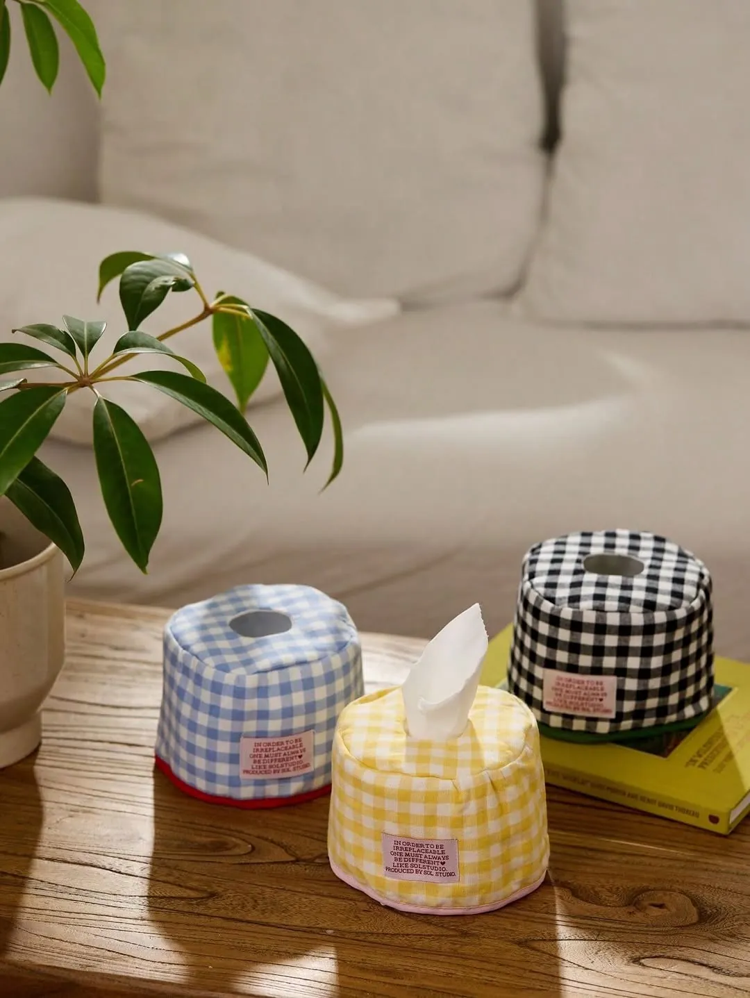 Decorative Embroidered Tissue Box Cover