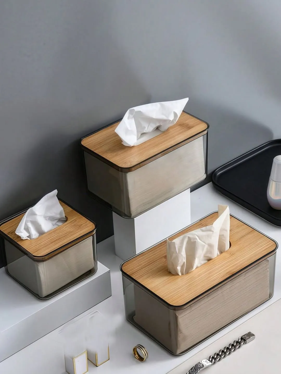 Decorative Embroidered Tissue Box Cover