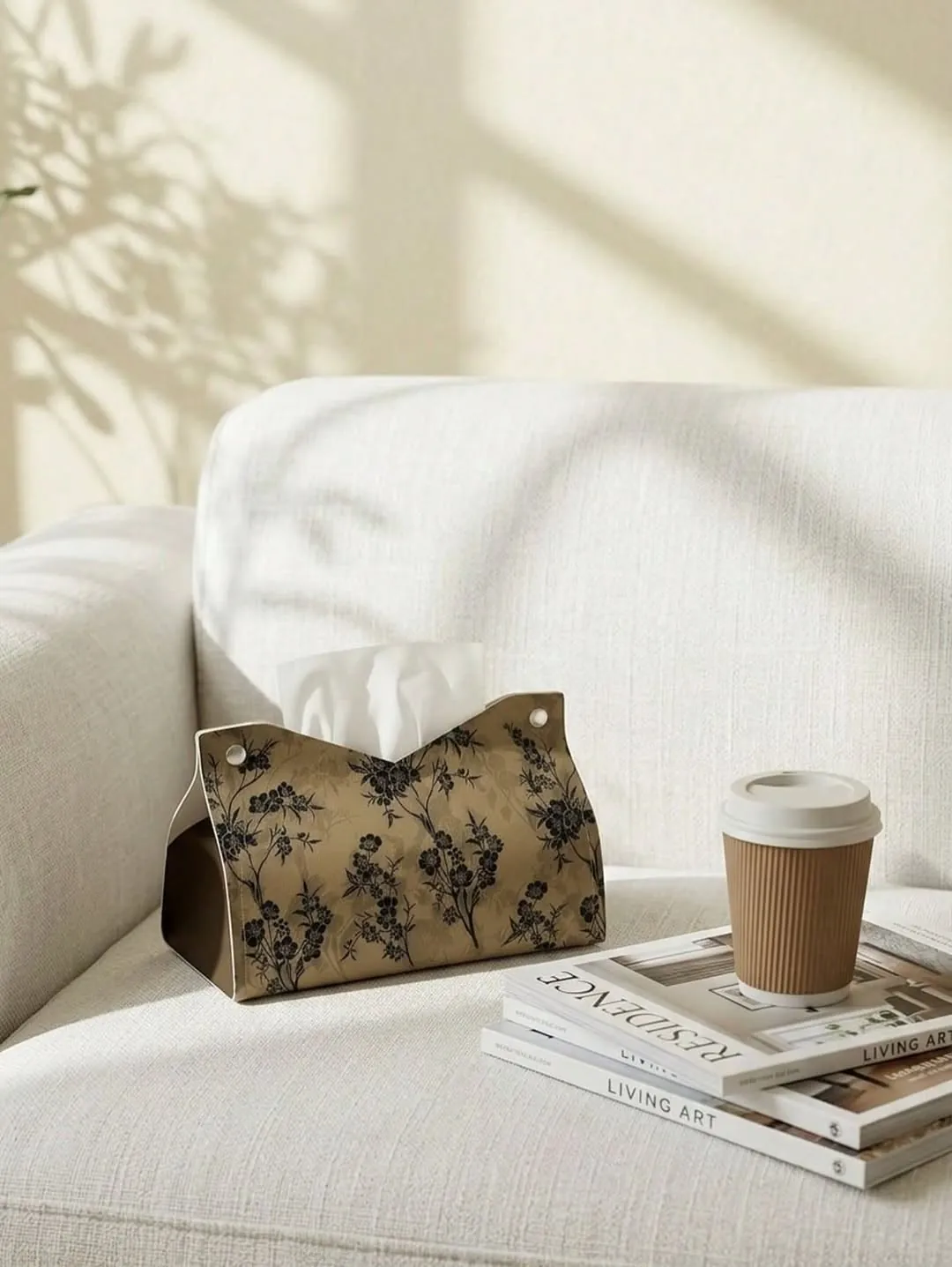 Decorative Embroidered Tissue Box Cover
