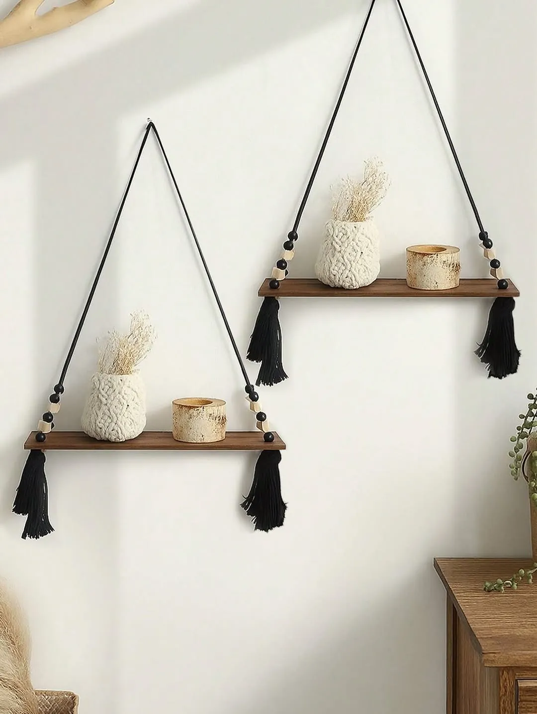 Macrame Round Wall Mirror