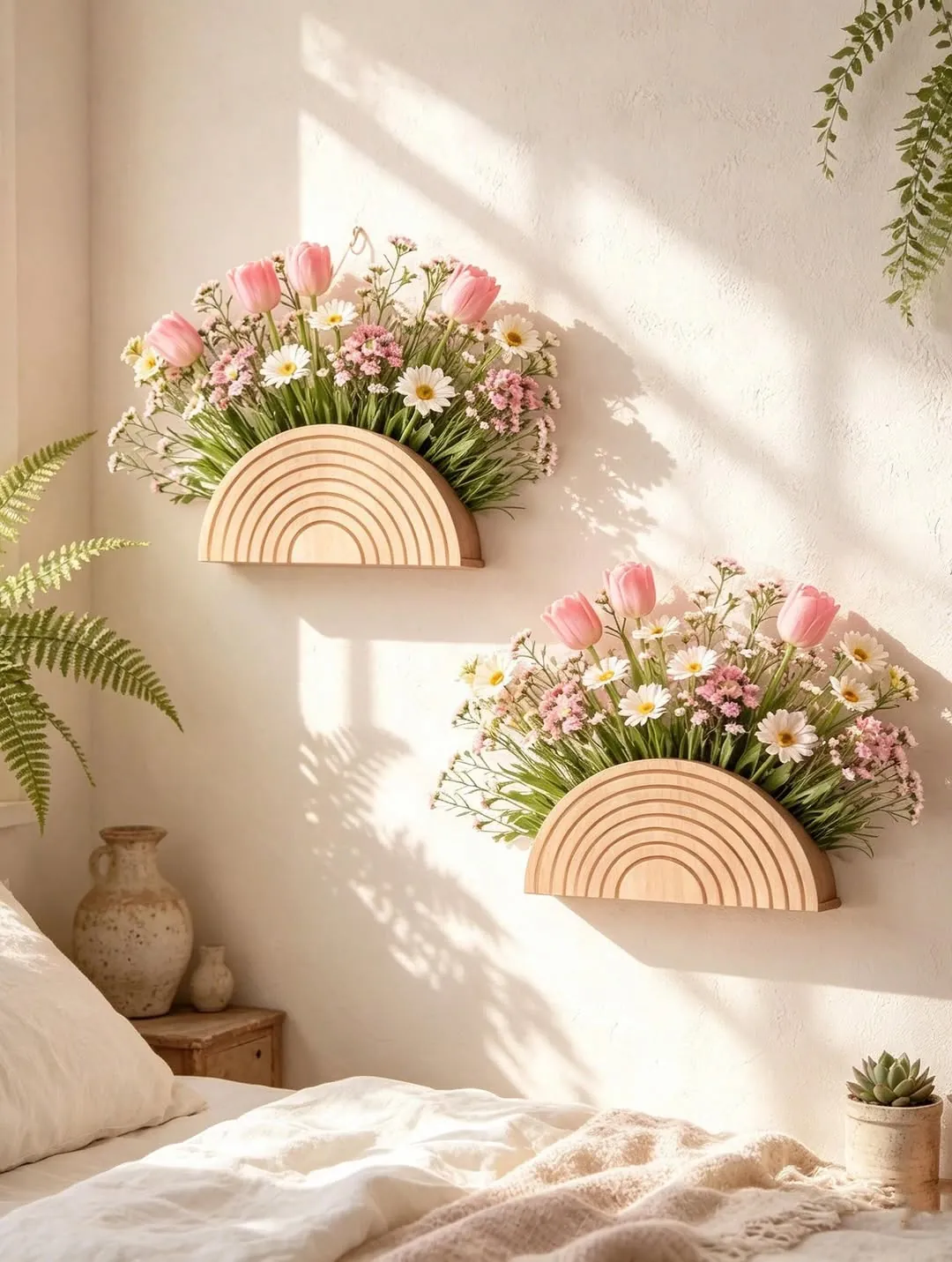 Macrame Round Wall Mirror