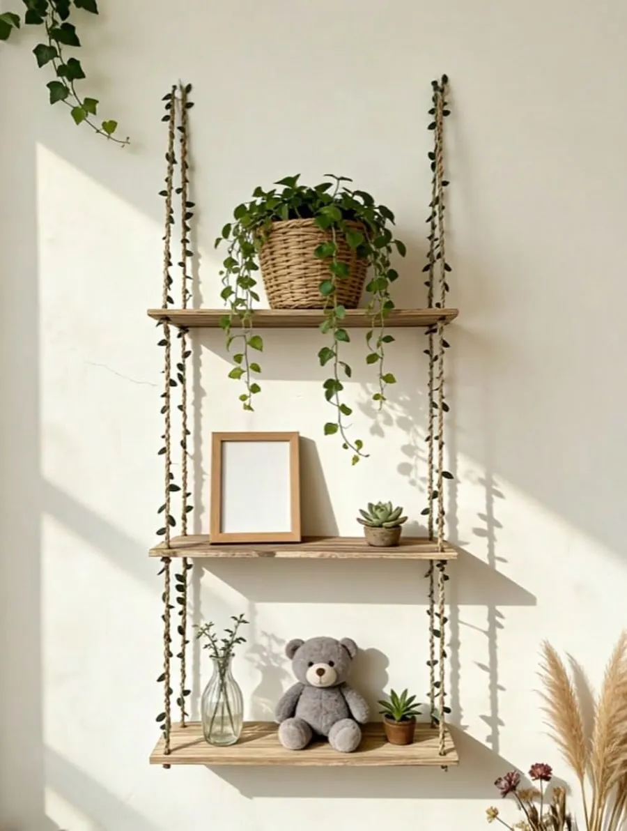 Macrame Round Wall Mirror