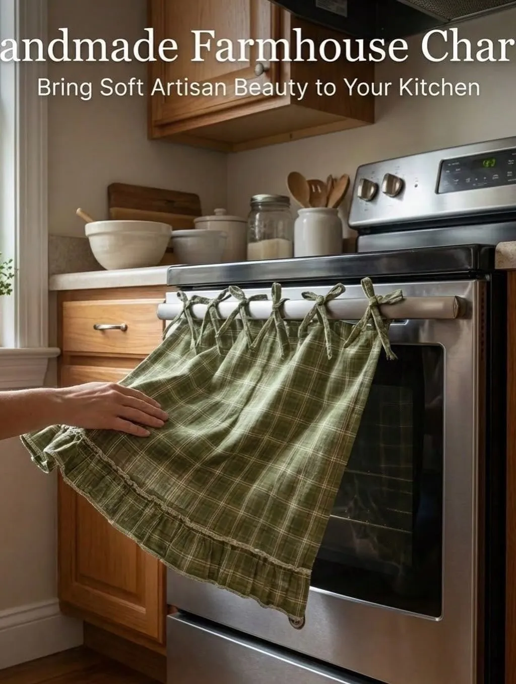 Floral Oven Door Hanging Organizer