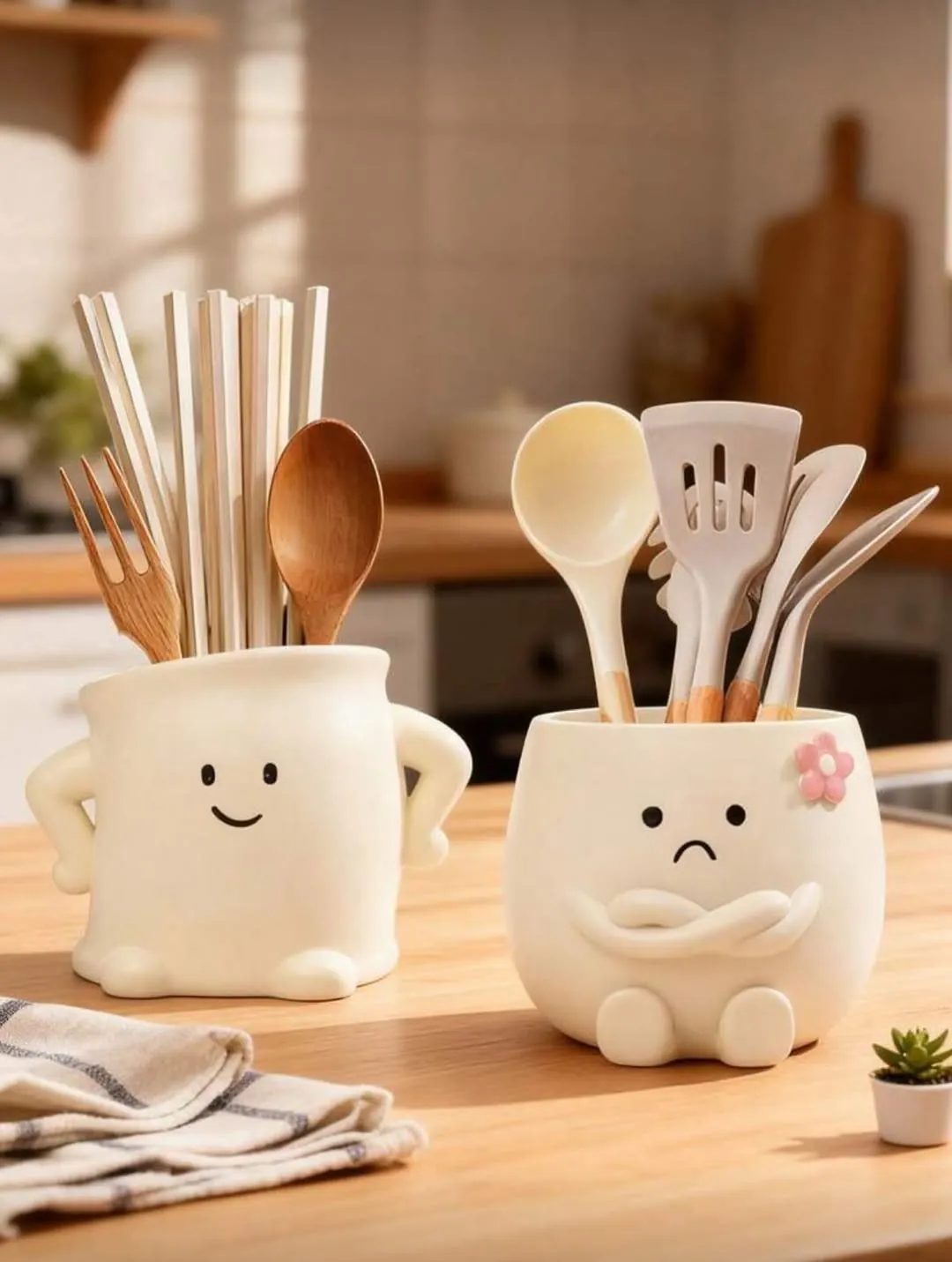 Cute Resin Egg and Chicken Decorative Figurines