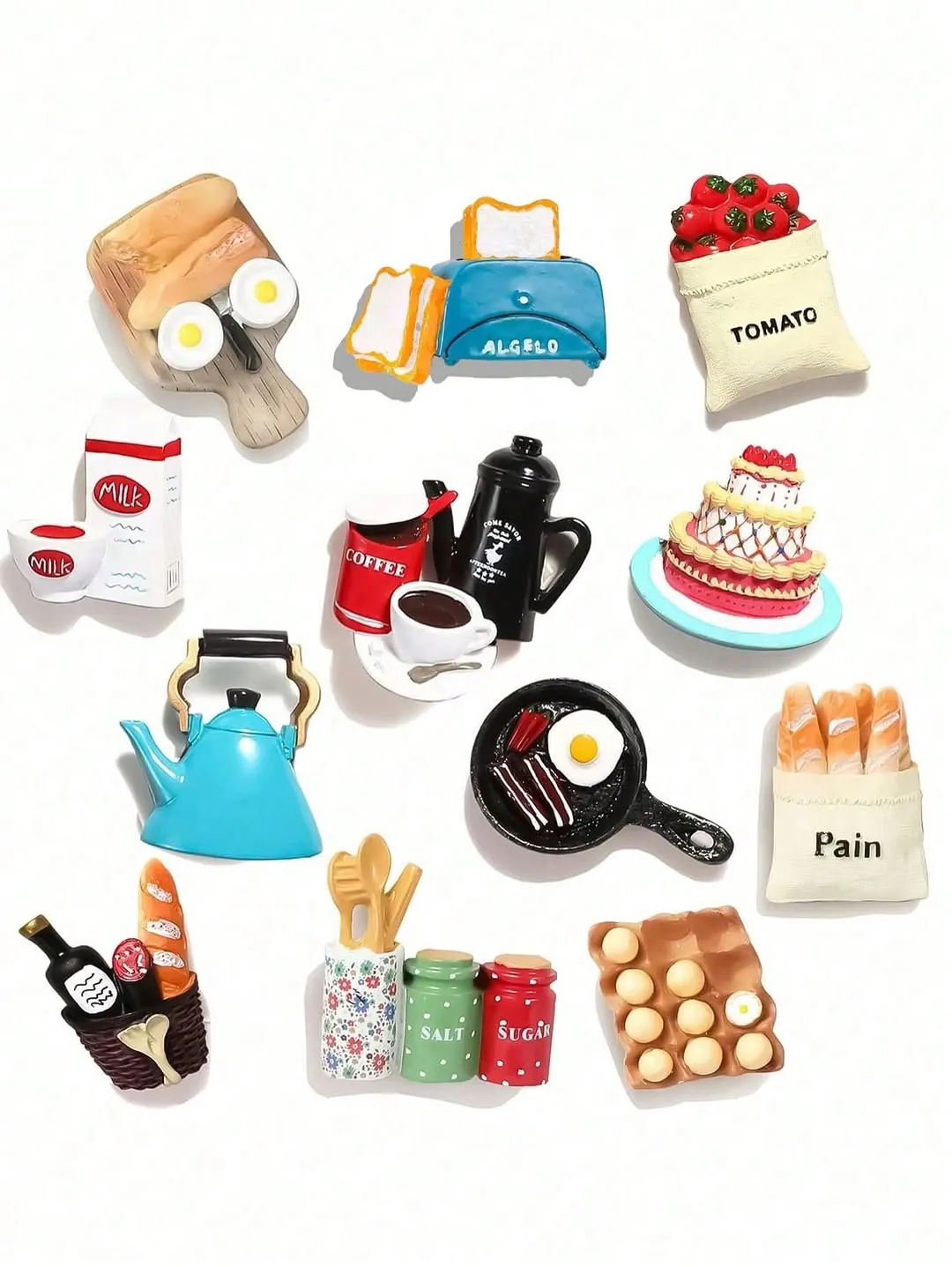 Cute Resin Egg and Chicken Decorative Figurines