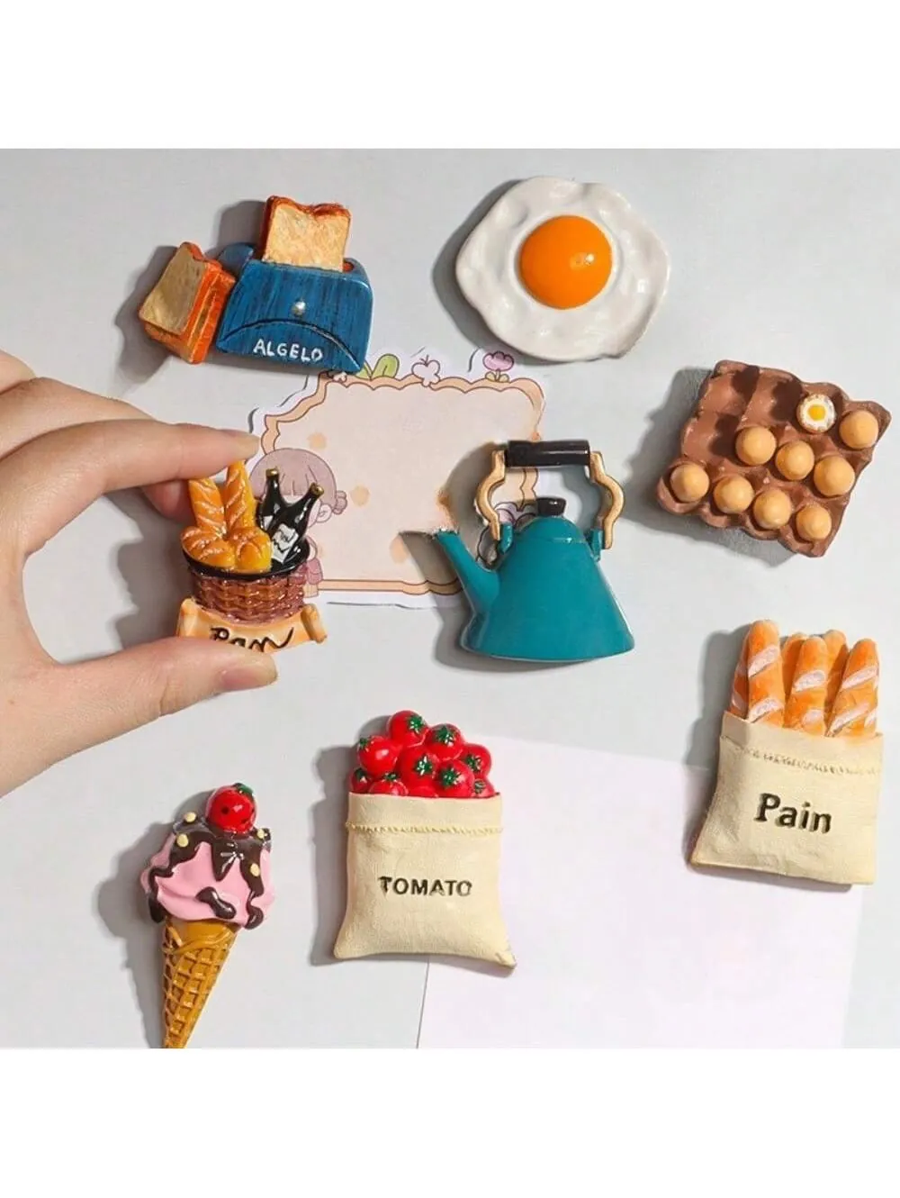 Cute Resin Egg and Chicken Decorative Figurines