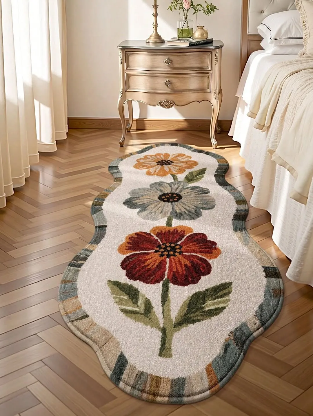 Floral Patterned Rug