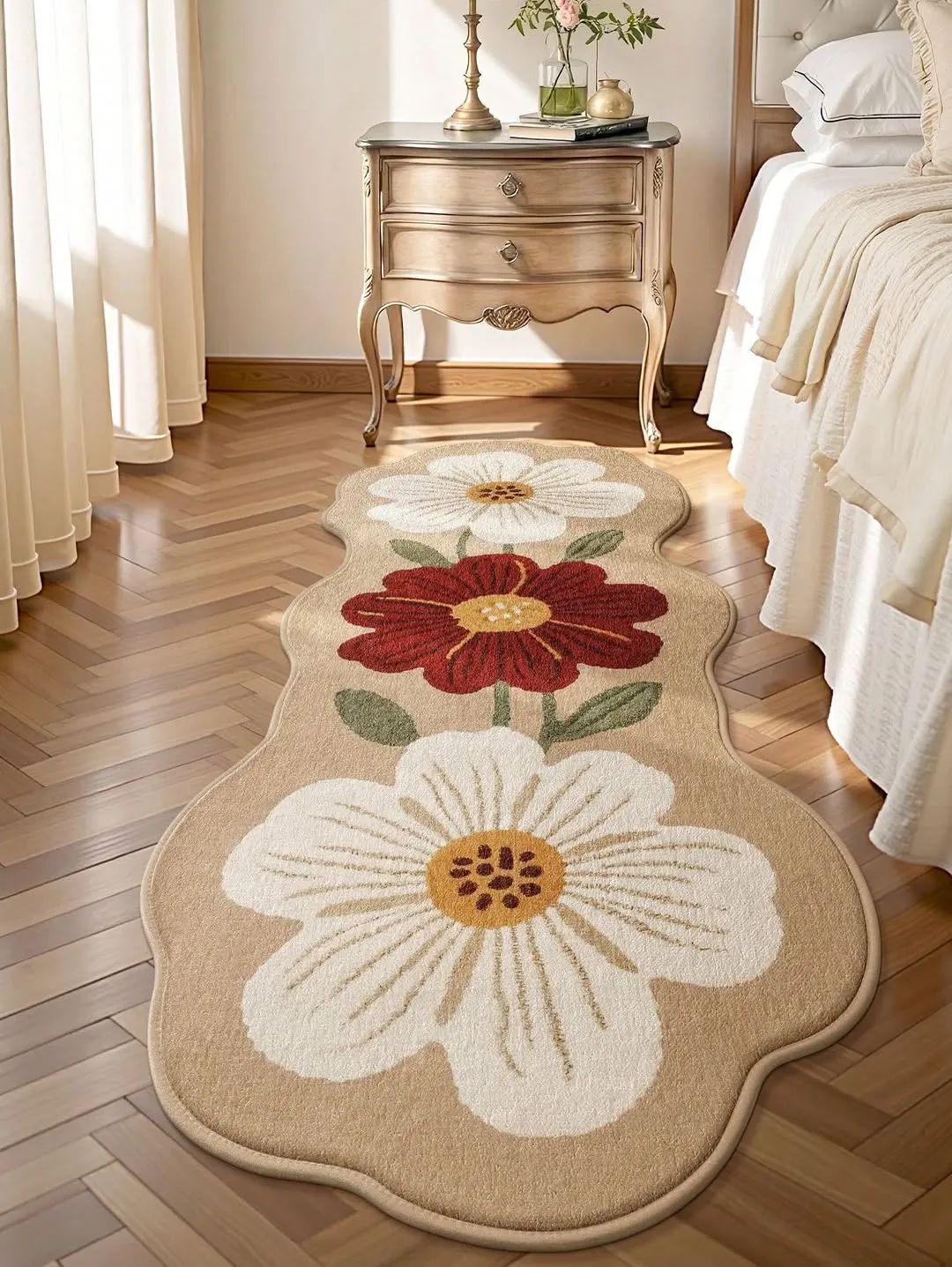 Floral Patterned Rug