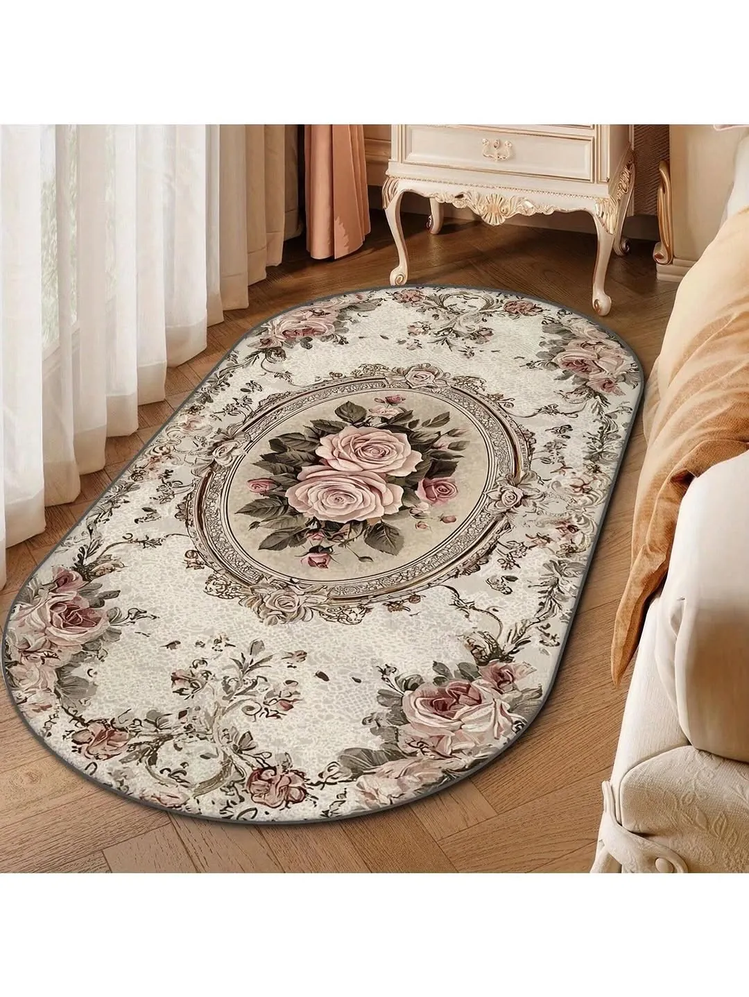 Floral Patterned Rug