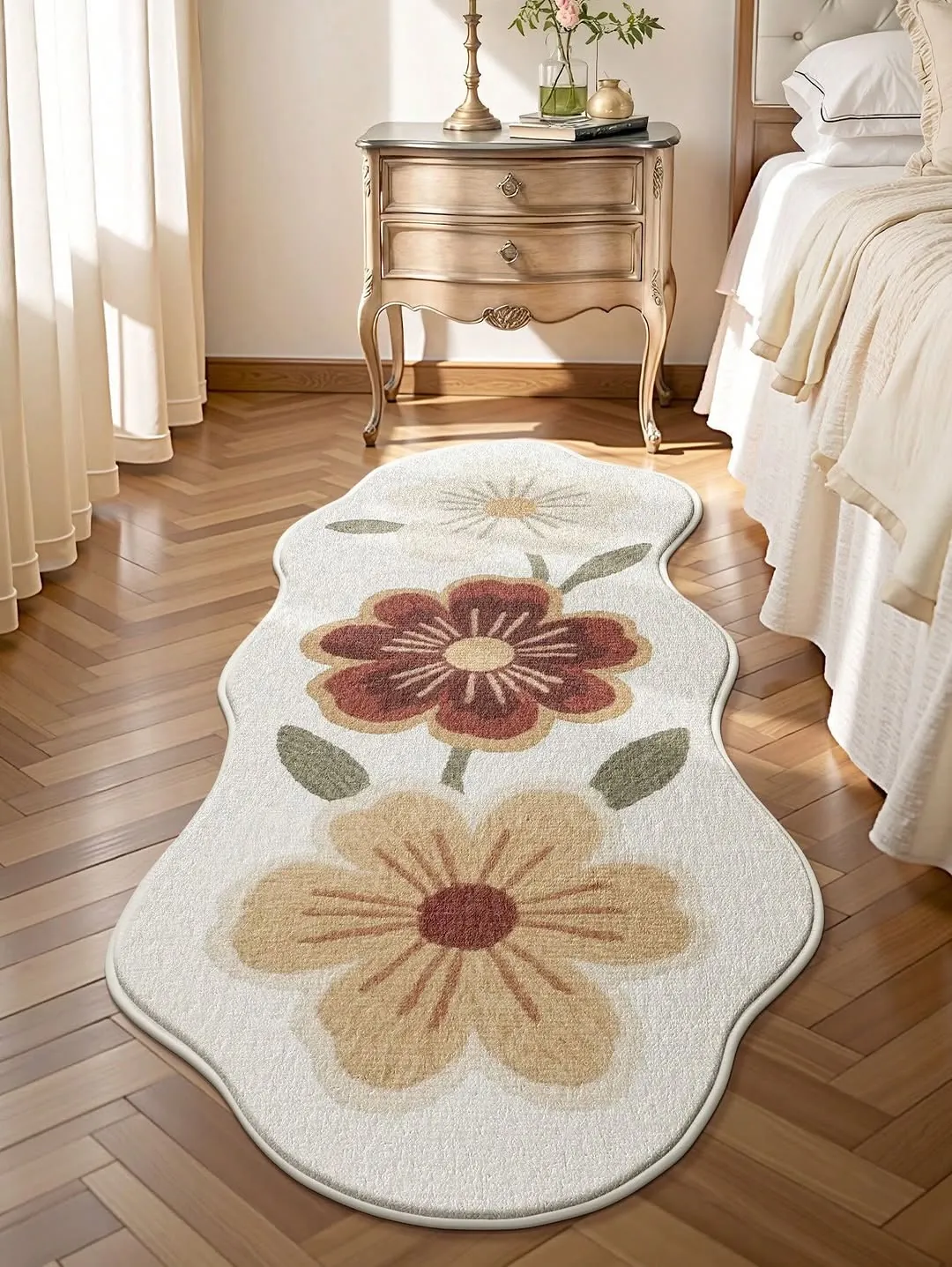 Floral Patterned Rug