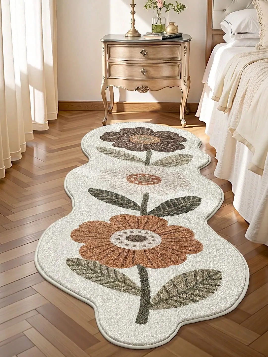 Floral Patterned Rug