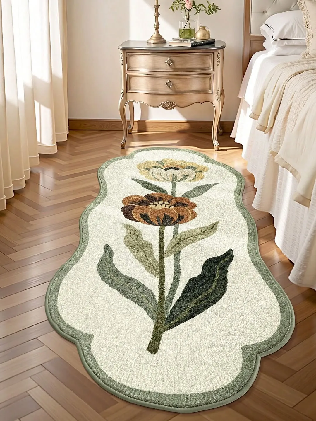 Floral Patterned Rug