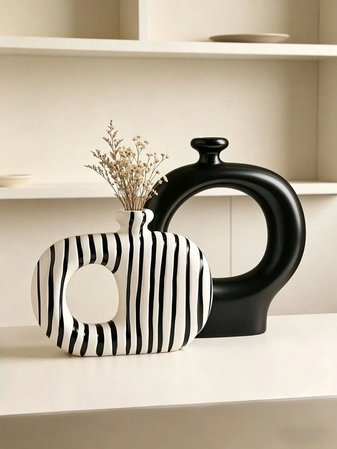 Shoxil Red Pomegranate Ceramic Vase
