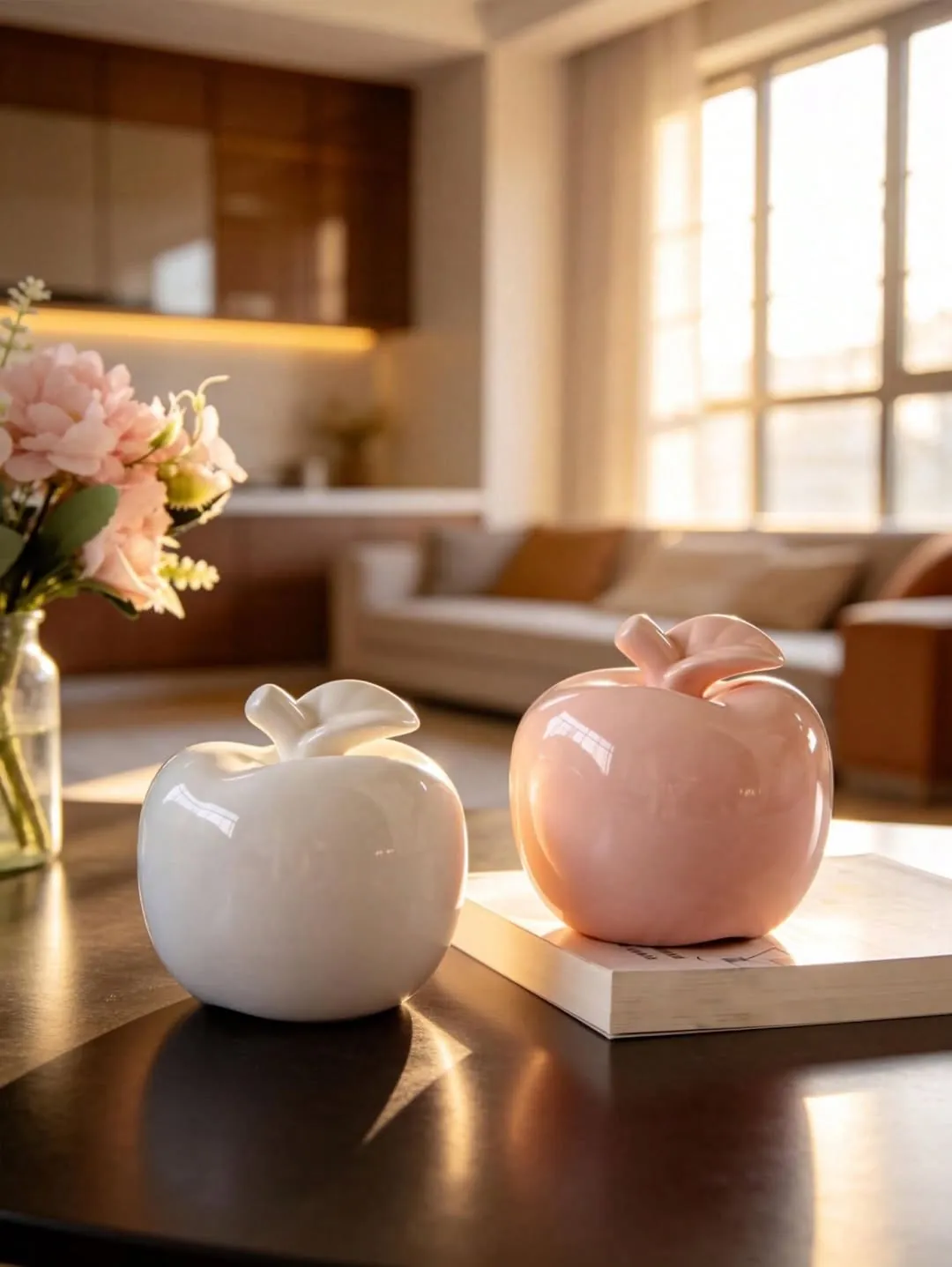 Shoxil Red Pomegranate Ceramic Vase