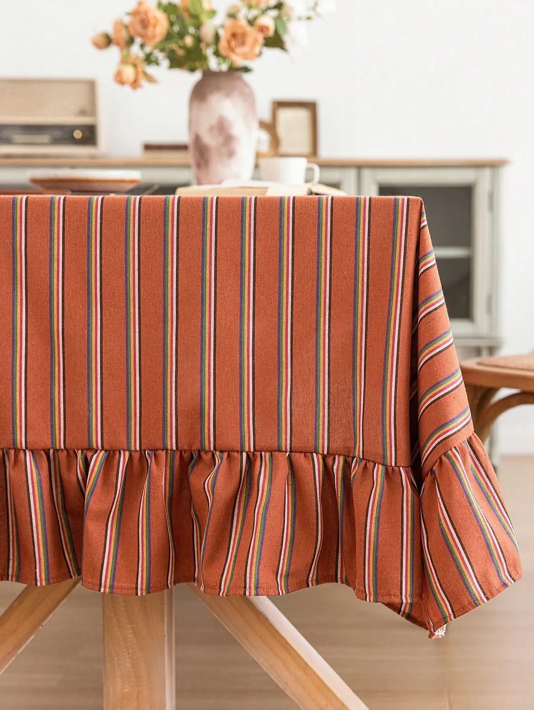 Floral Round Tablecloth