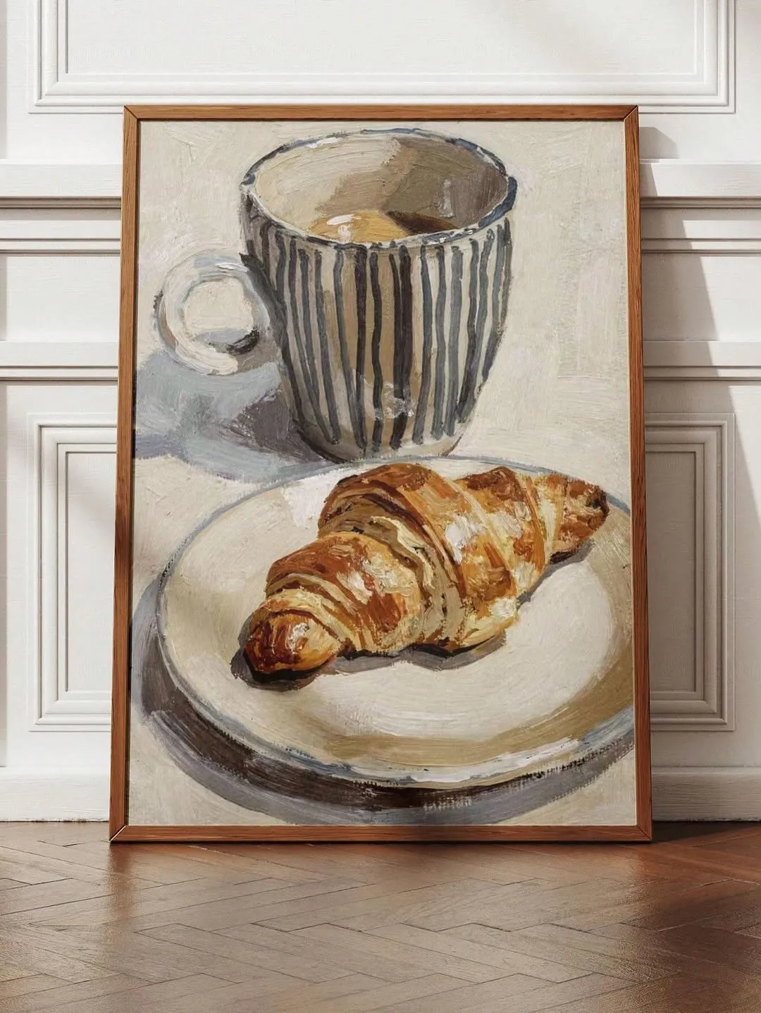 Framed Coffee Pouring Wall Art