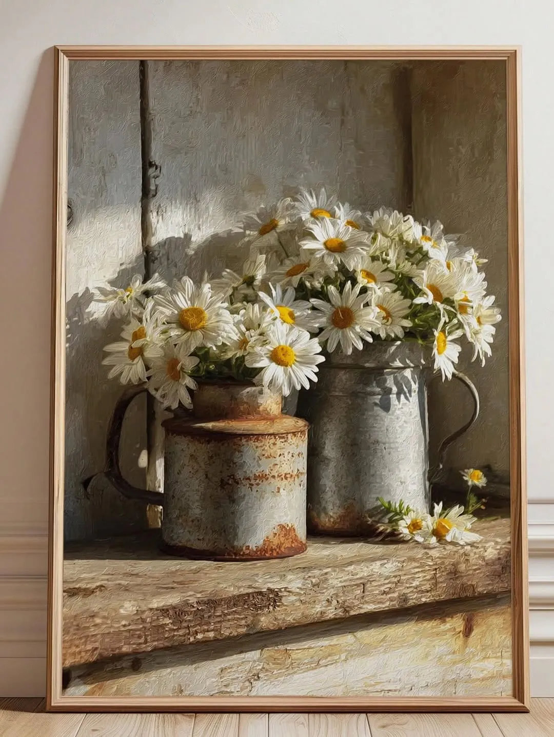 Framed Coffee Pouring Wall Art